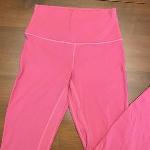 Lululemon pink leggings size 6